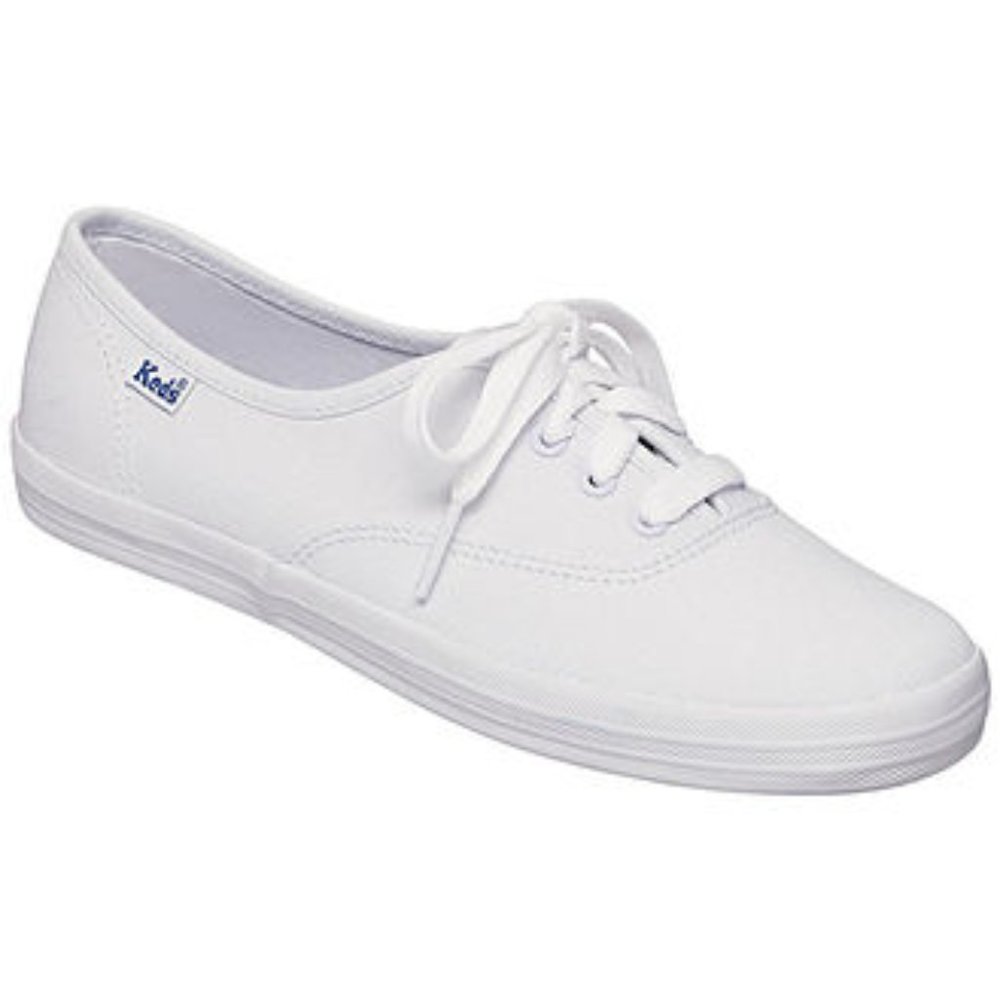 Classic white canvas keds , size 9